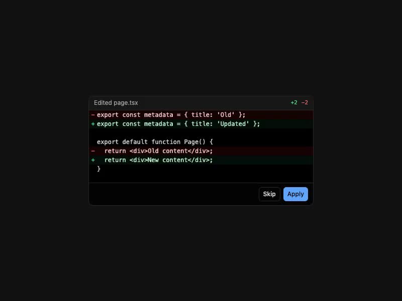 Edit Tool preview