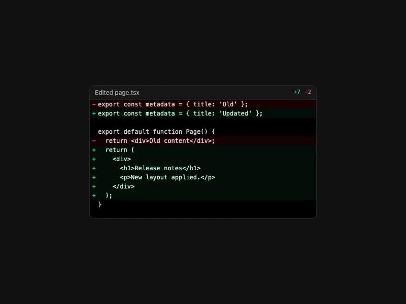 Edit Tool preview