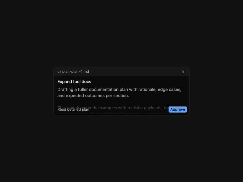 Plan Tool preview