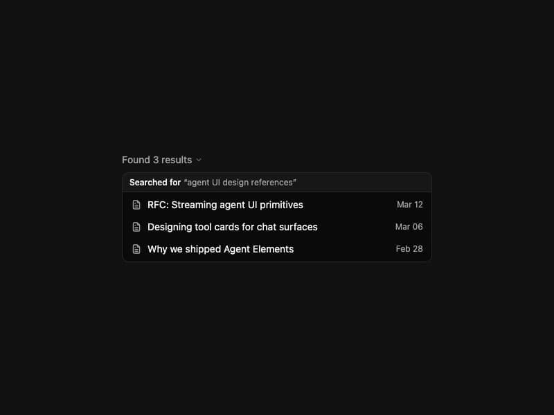 Search Tool preview