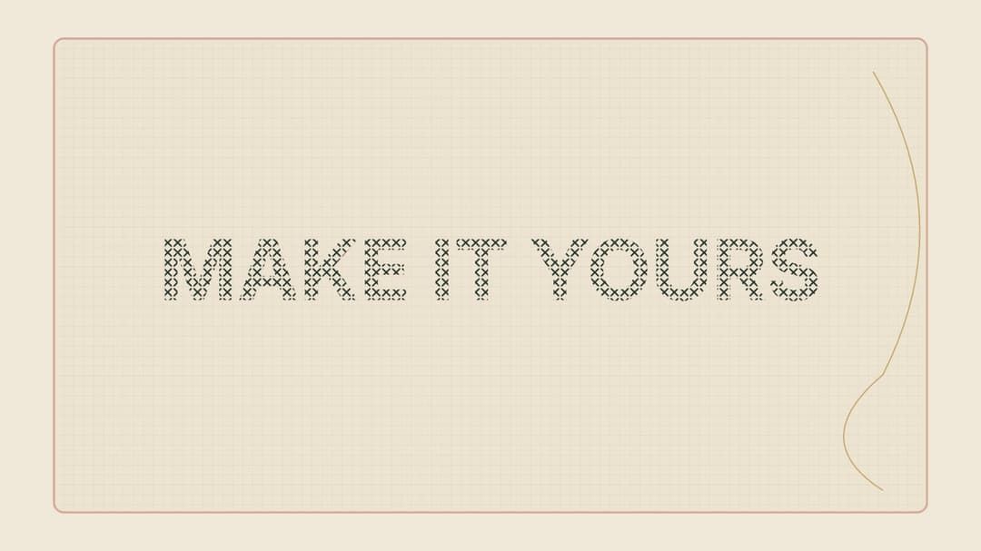 Cross Stitch Headline preview