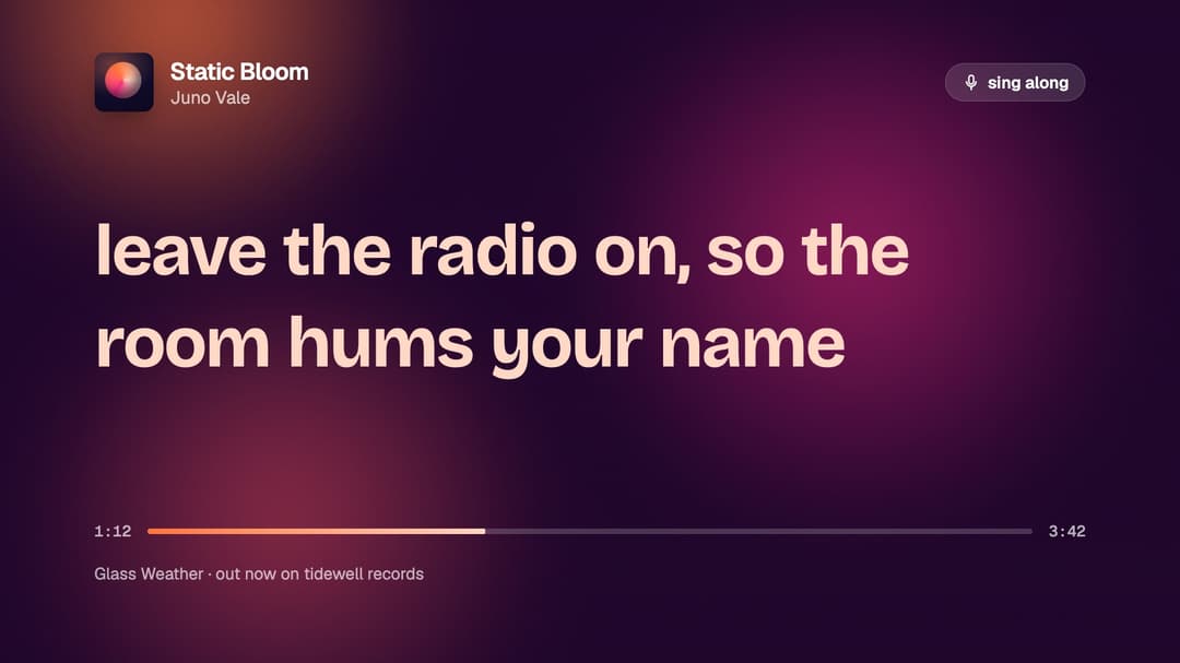 Karaoke Lyric Fill preview