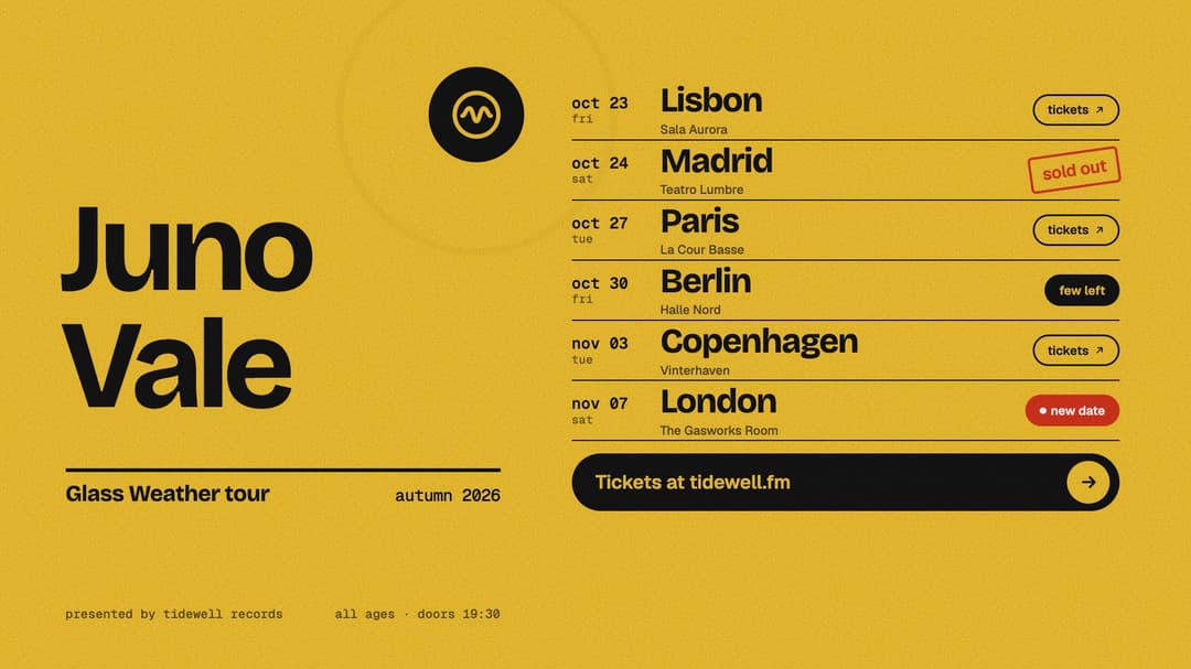 Tour Dates Poster preview