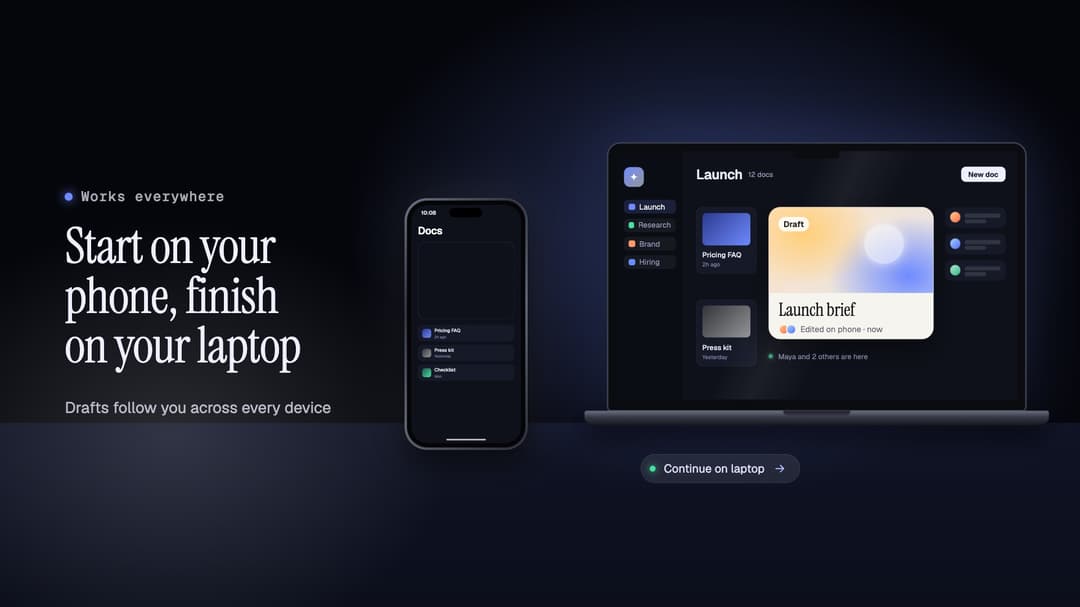 Phone To Laptop Handoff preview