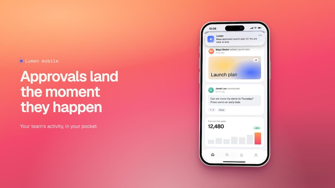Phone Feed Notification preview