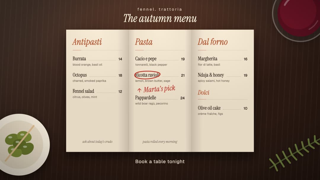 Trifold Menu Unfold preview