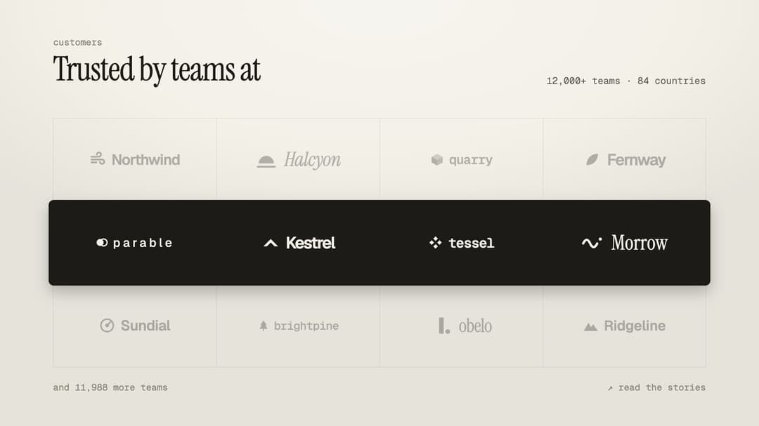 Customer Logo Wall preview