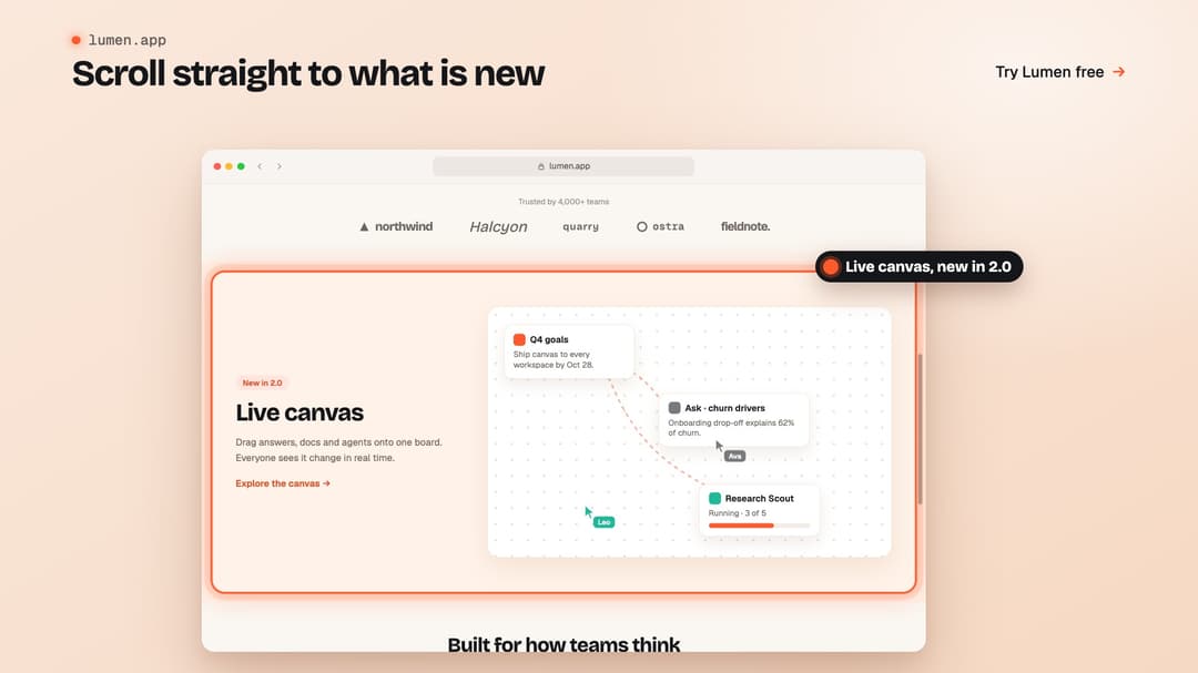 Landing Page Scroll preview