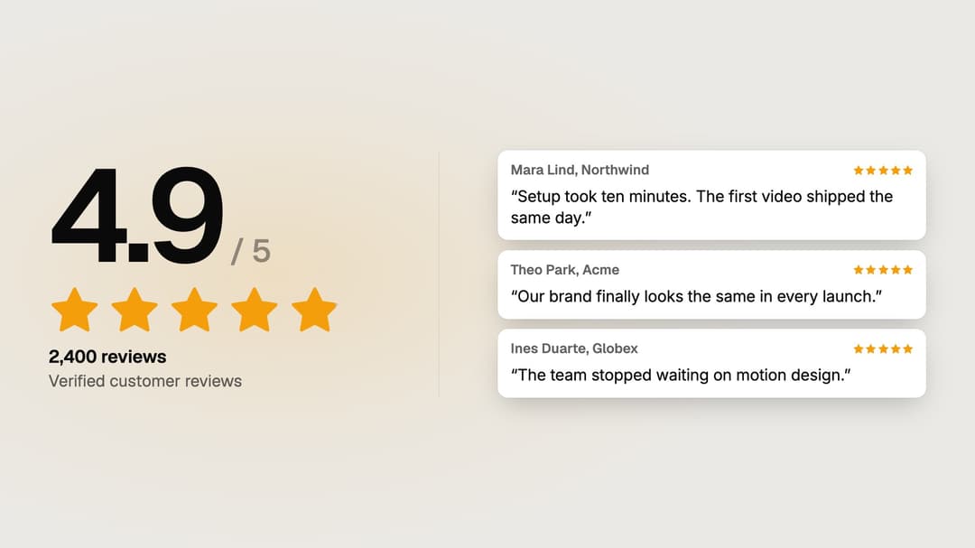 Star Rating Summary preview