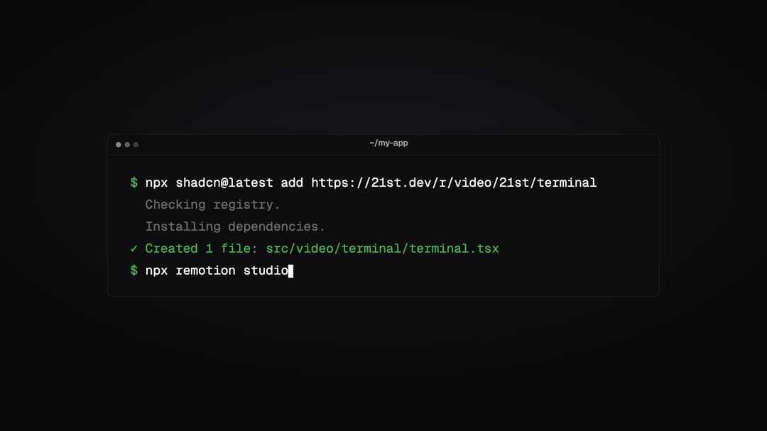 Terminal preview