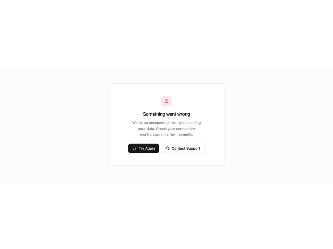 Error Empty State preview