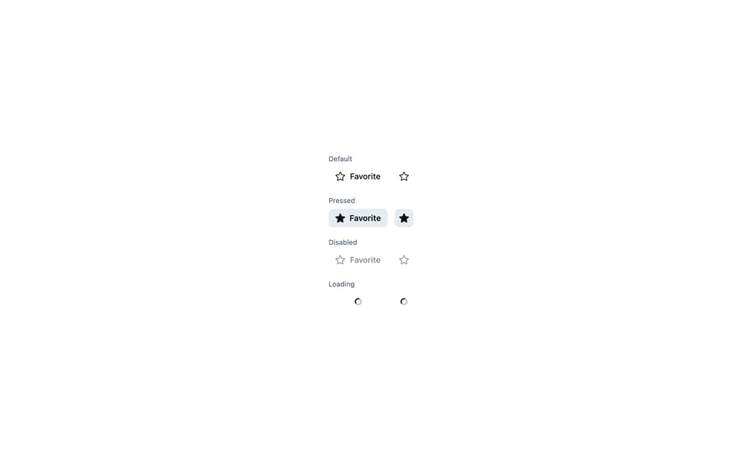 Astryx Toggle Button preview