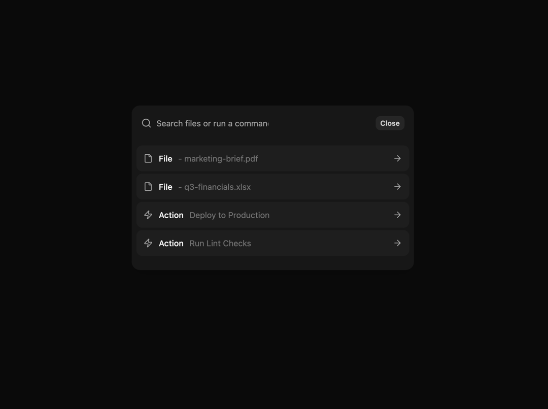 Animated Command Menu preview