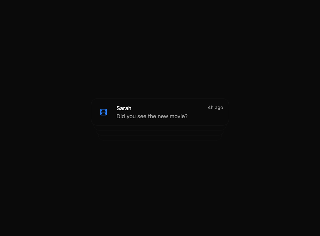 Animated List preview