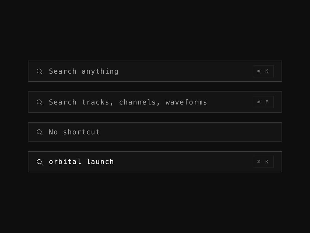 Search Field preview