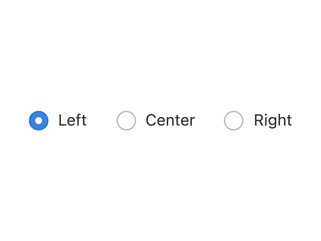GTK Radio Button preview