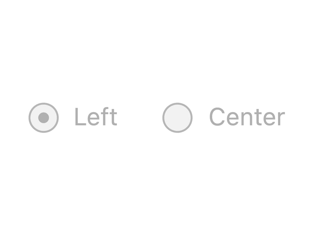 GTK Radio Button preview