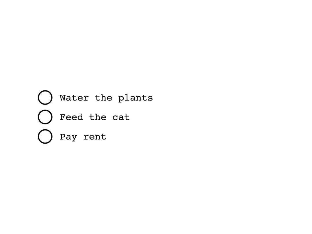 Todo List preview