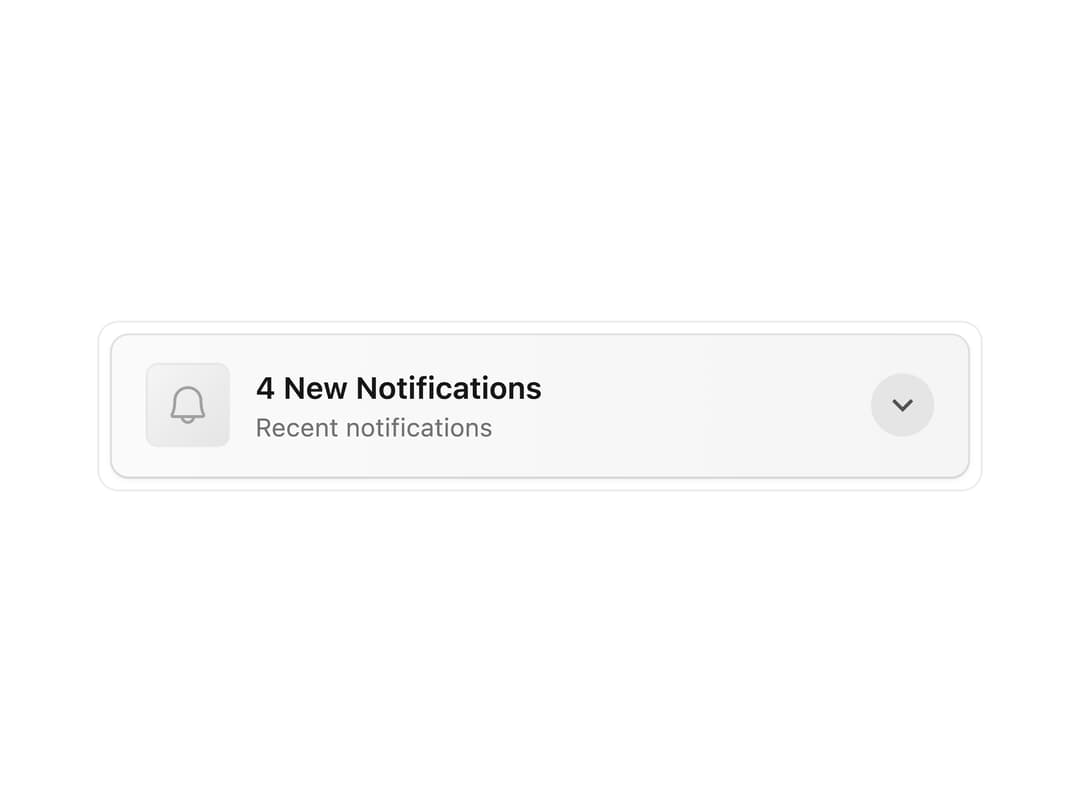 Notification Panel preview