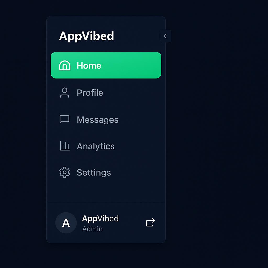 Creative Left Nav preview