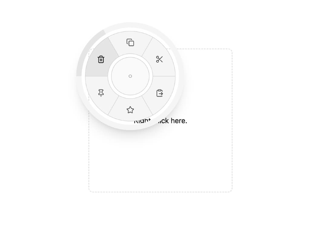 Radial Menu preview