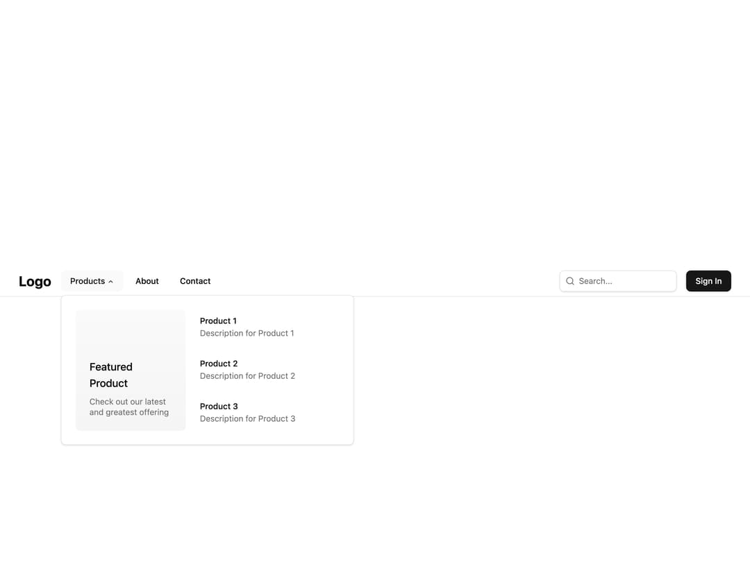 Tab Navbar preview