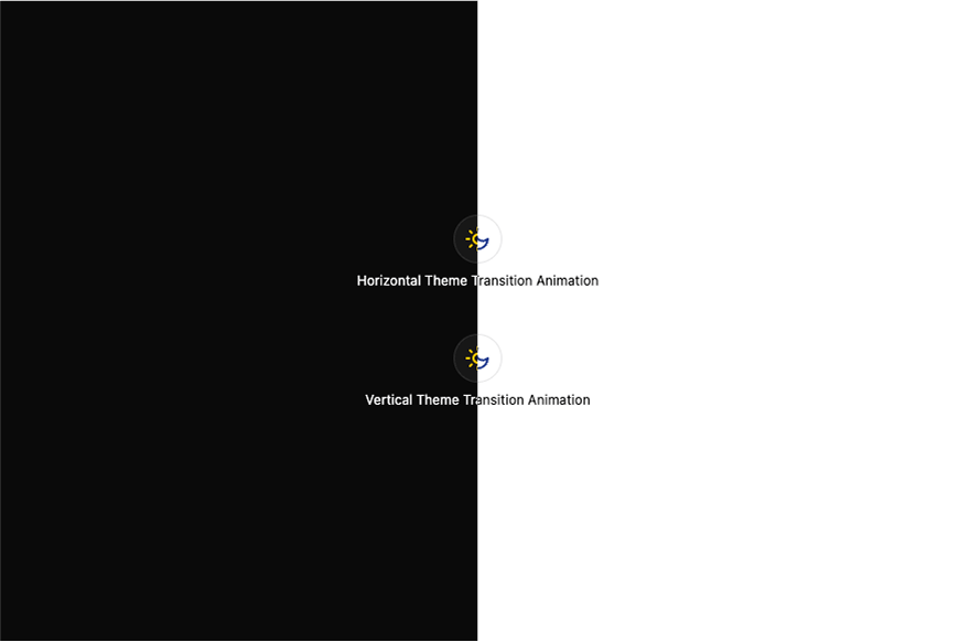 Animated Theme Toggle Button preview