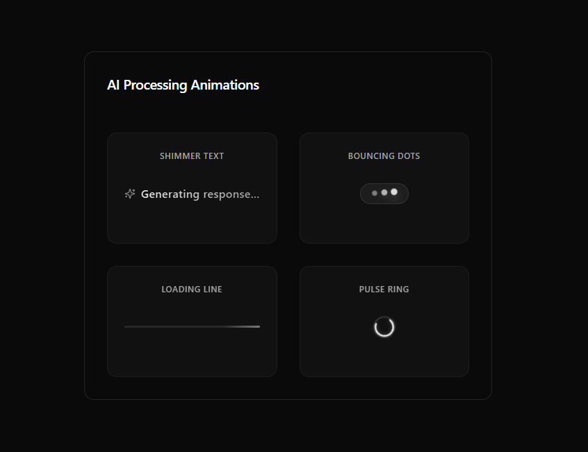 AI Agent Processing States preview