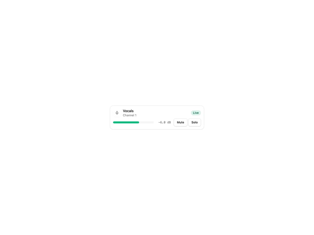 Channel Strip preview