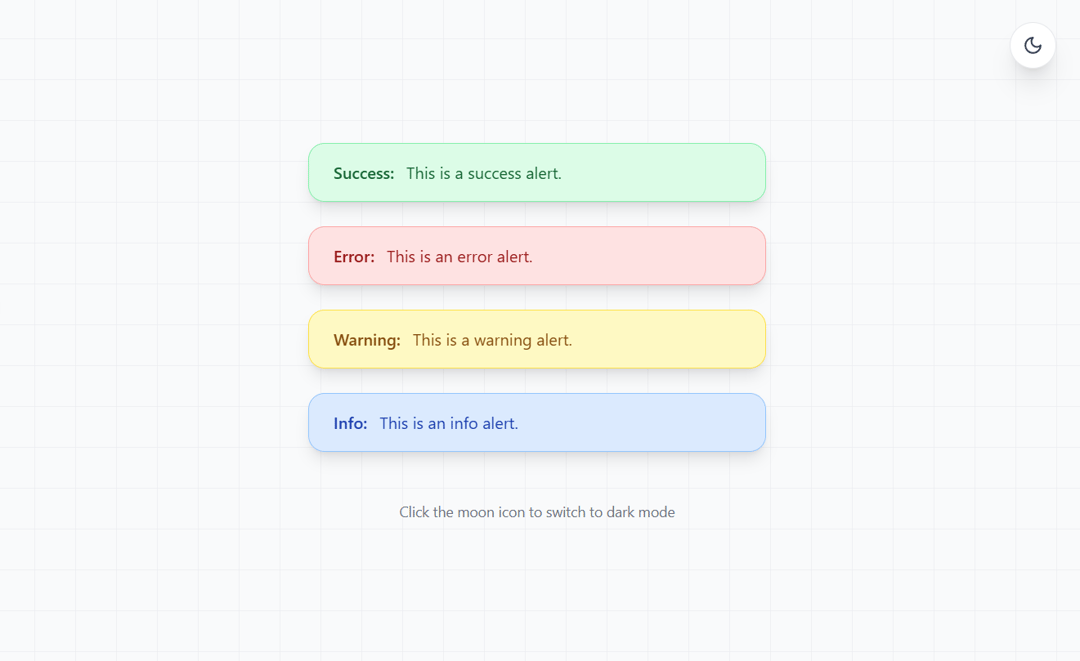 Alert preview