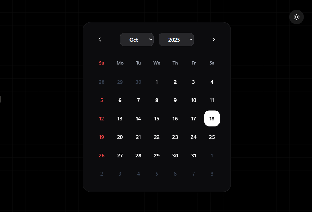 calendar preview