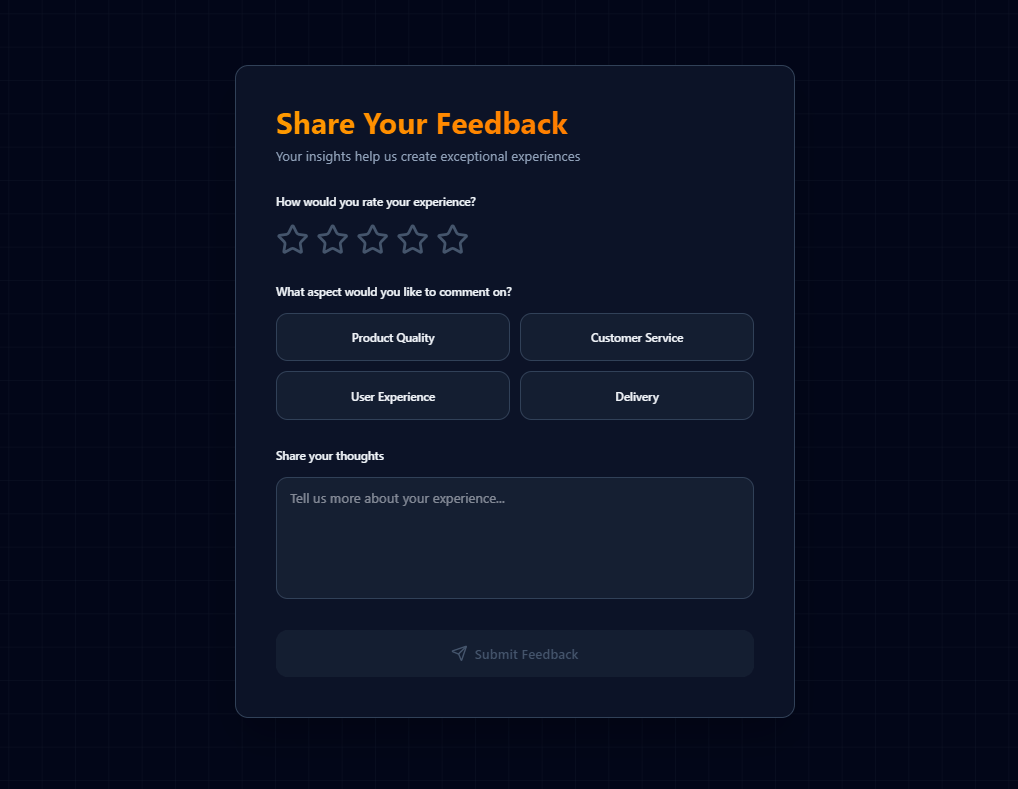 Feedback preview
