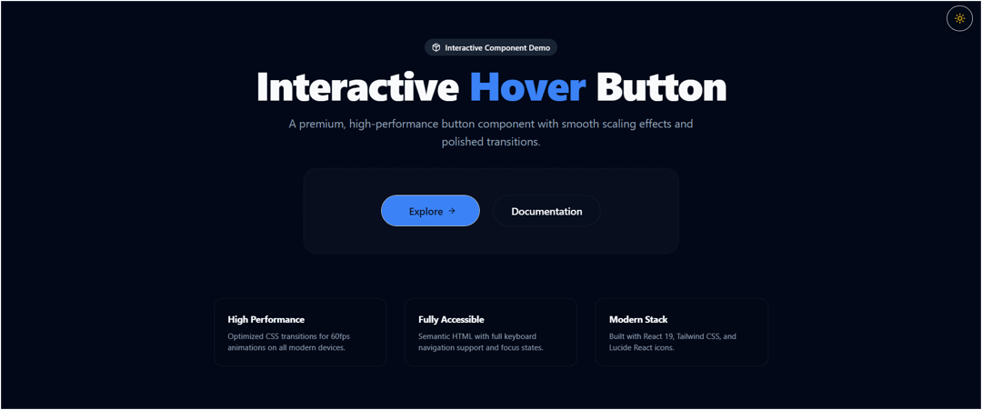 interactive hover component preview