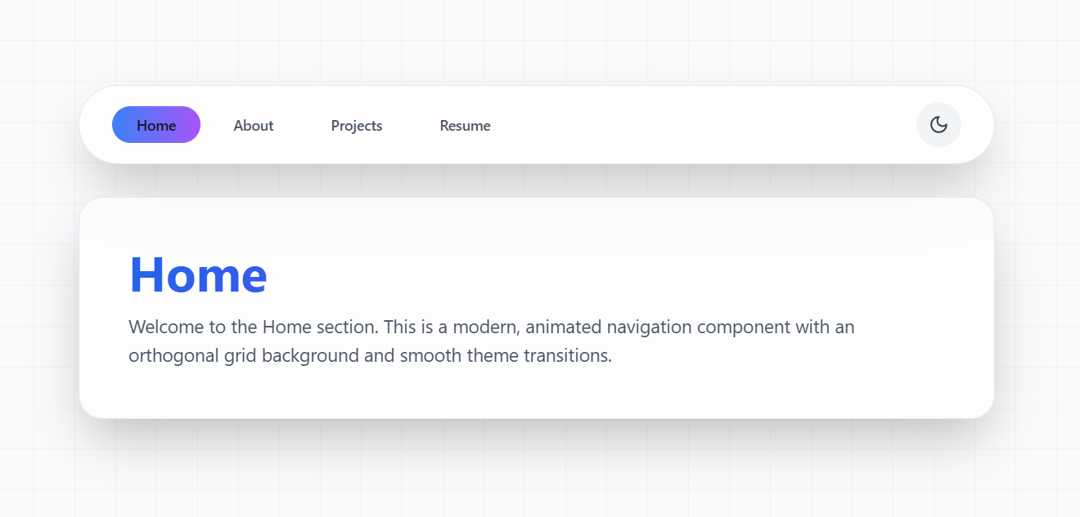 Modern Navigation preview