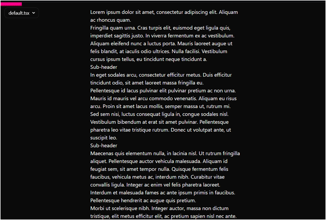 text scroll animation preview