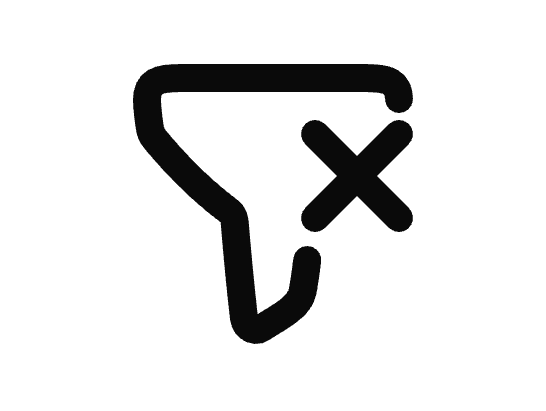 Filter Remove Icon preview