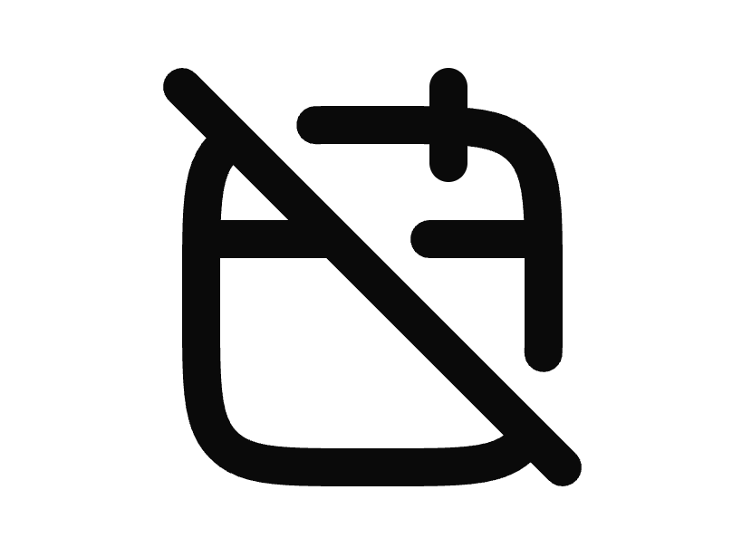 Calendar Off Icon preview