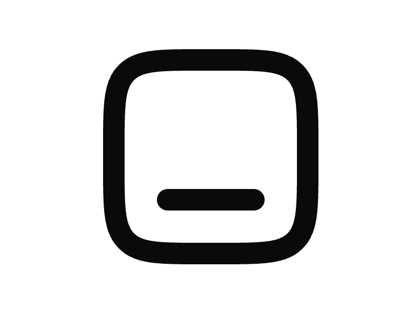 Layout Align Bottom Icon preview