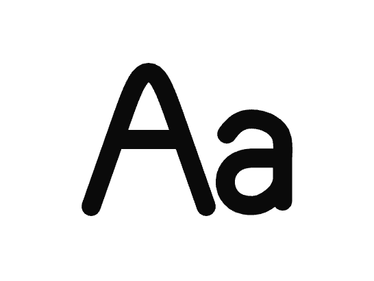 Text Font Icon preview