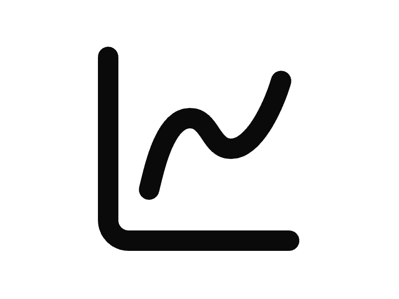 Chart Spline Icon preview