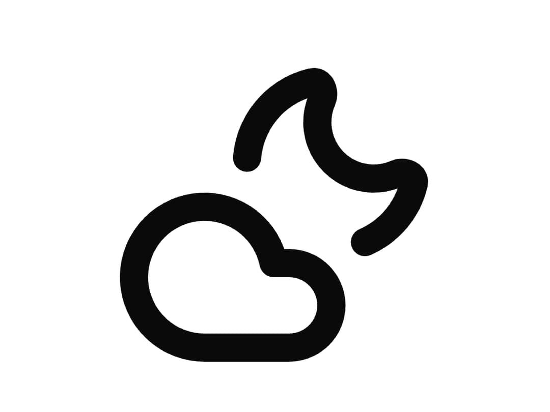 Cloud Moon Icon preview