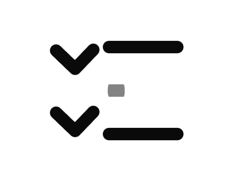 List Collapse Icon preview