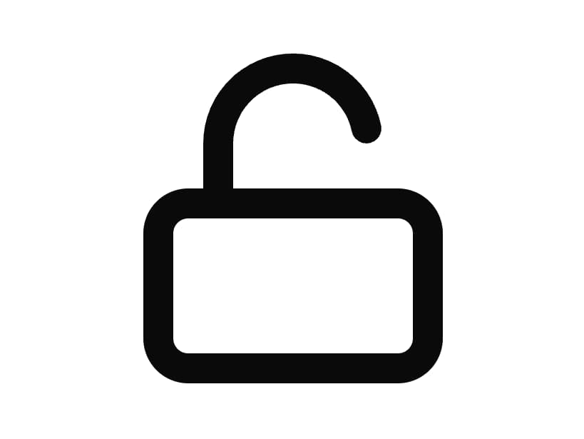 Lock Open Icon preview
