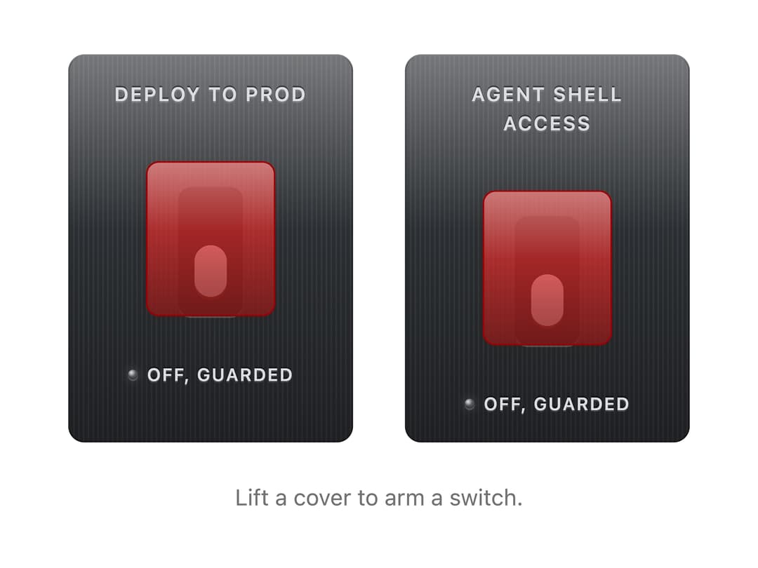 Guarded switch preview