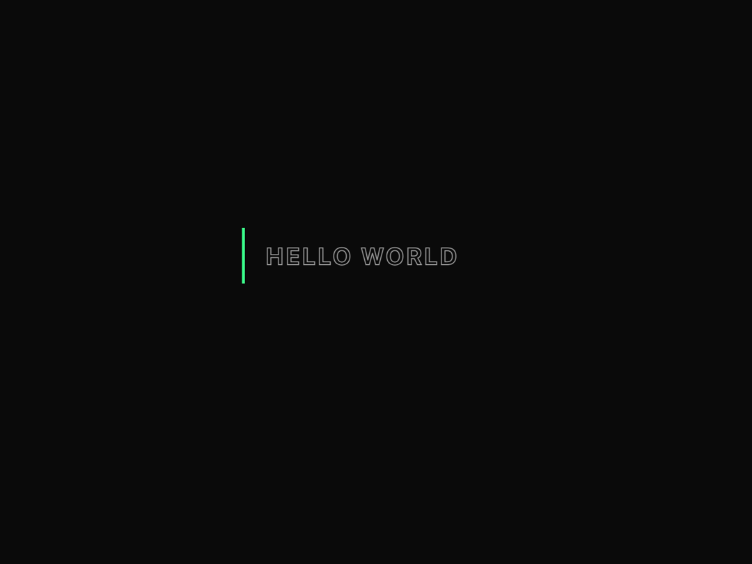 Glitch Text preview