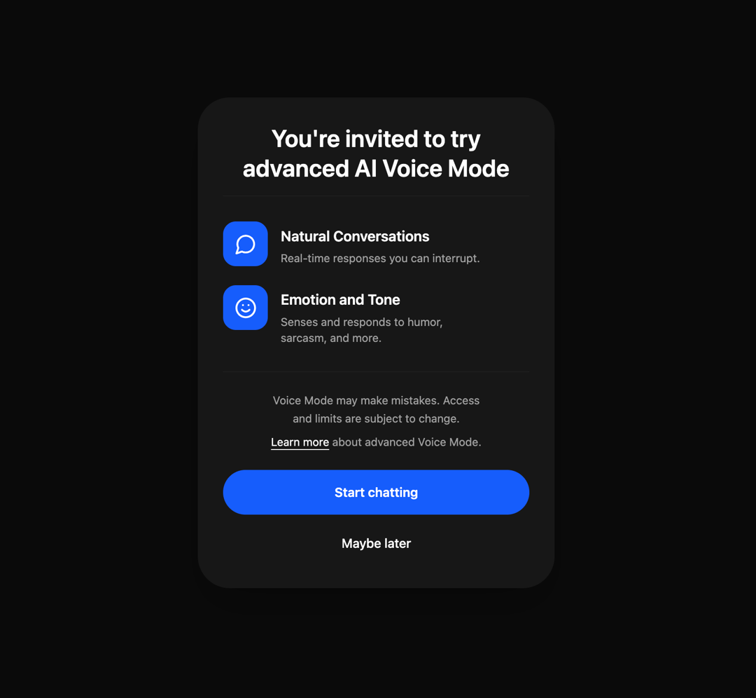 Modal Card preview