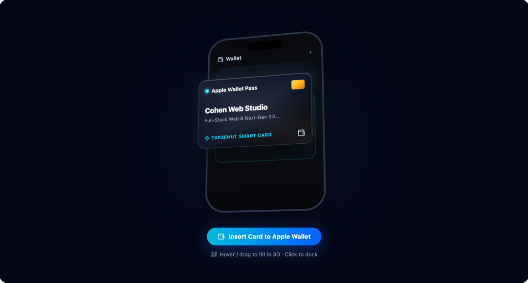 Interactive Wallet3D preview
