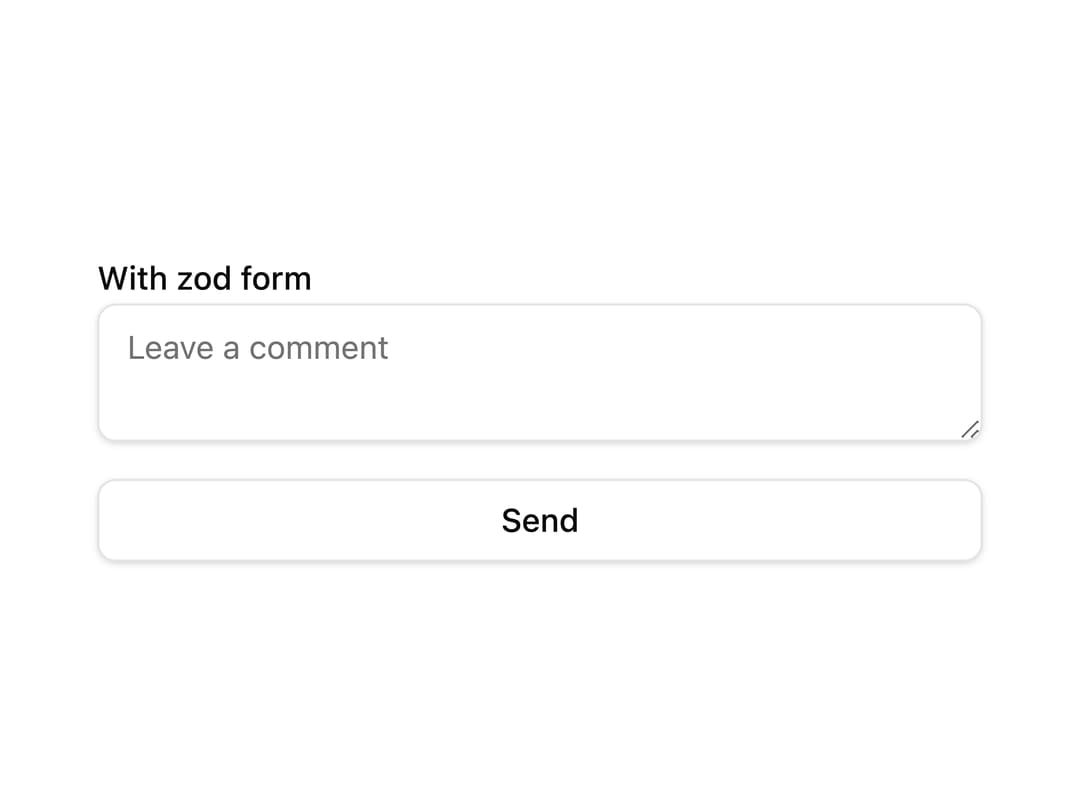 Textarea with Form Validation preview