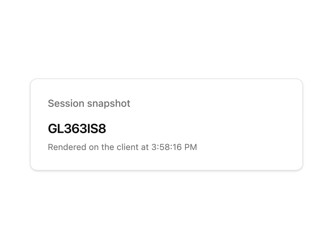 Client Only preview