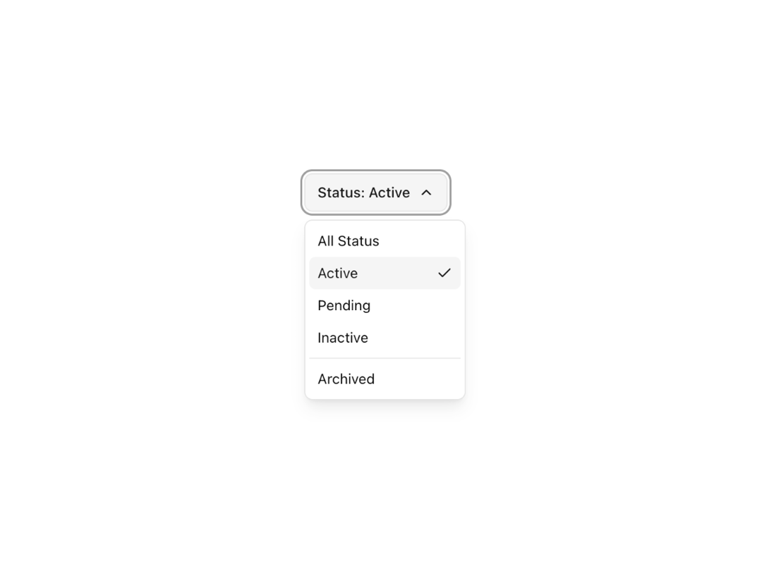 Simple Dropdown preview